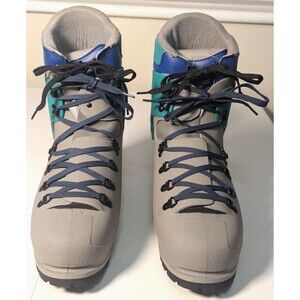 Vintage Koflach Vario Soft Mountaineering Boots Men's Size 12.5 Gray/Green